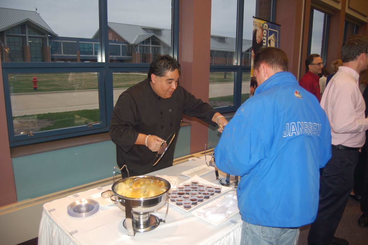 Anthony Atkinson with King’s Table Catering